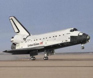 Puzzle Space προσγείωση shuttle